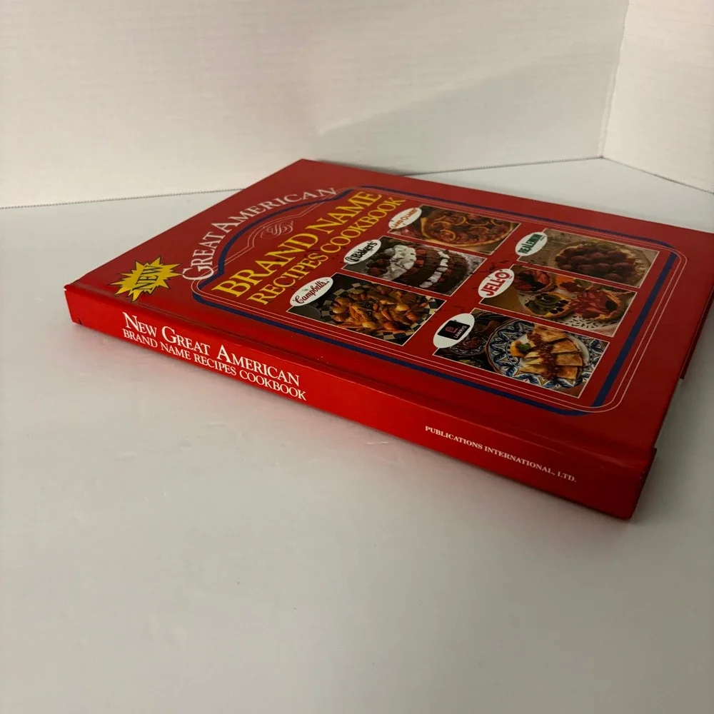 New Great American Brand Name Recipes Hardcover 1992 800+ Recipes Cookbook
